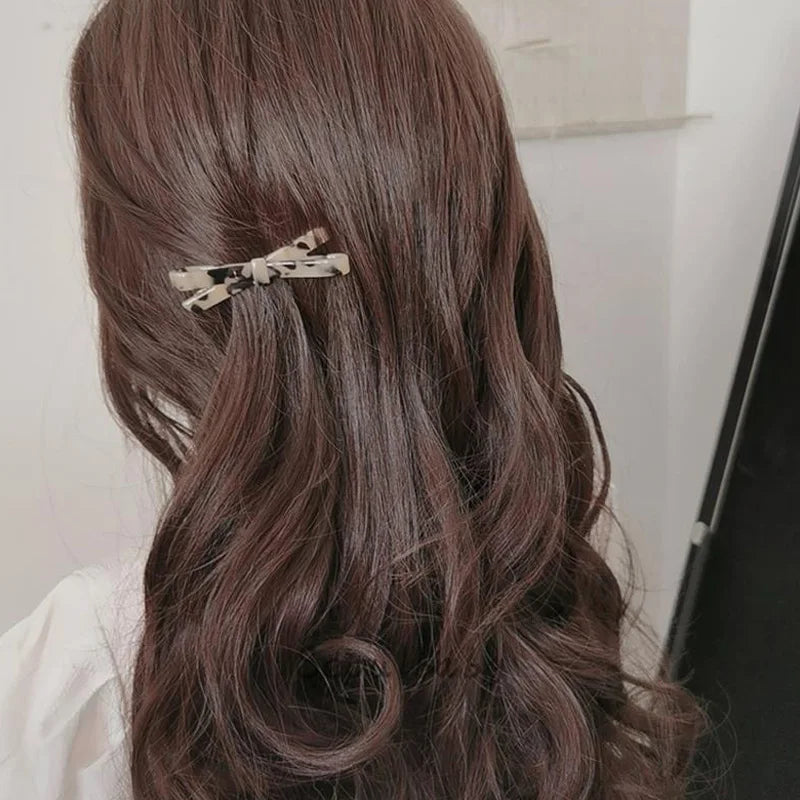 Fashion Women Hair Clip Simplicity Elegant Acetate Hair Barrettes Girls Duckbill Hairclip Hair Accessories Korean Hair Clips