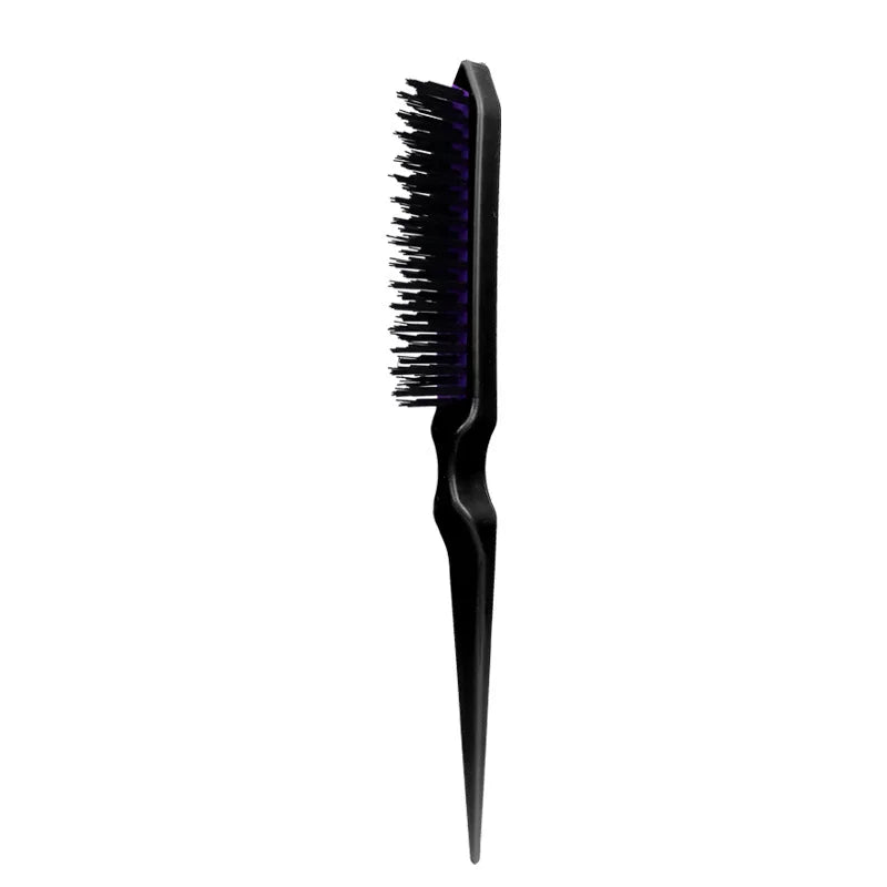 Salon Teasing Back Hair DIY Brushes Boar Bristle Wood Slim Line Comb Hairbrush Extension Hairdressing Professional Styling Tools