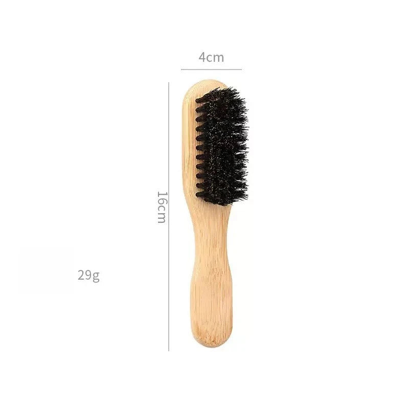 Bristle Hair Brush, Natural Bristle Detangler Brush for Women, Smoothing & Shining Hair, Ideal for Daily Styling & Home Use