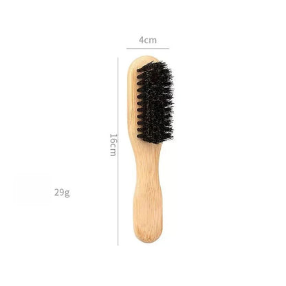 Bristle Hair Brush, Natural Bristle Detangler Brush for Women, Smoothing & Shining Hair, Ideal for Daily Styling & Home Use