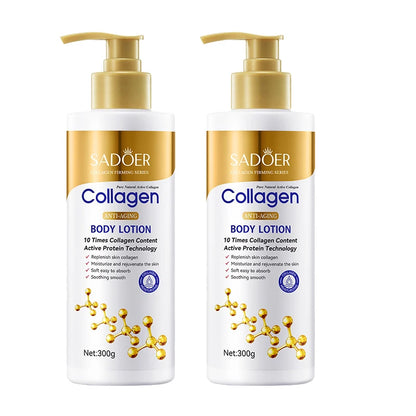 Collagen Body Lotion for Firming & Hydration - Intense Moisturizer Anti-Aging Skin for Dry, Sagging Skin, Nourishment 300g/pc