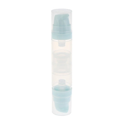 ●5ml+5ml Double Headed Vacuum Press Type Spray/Lotion Bottle Refillable Makeup Cosmetics Cream Gel Moisturizers Liquid Container