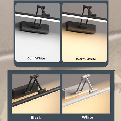 Mirror Front Light LED Bathroom Cabinet Dressing Table Mirror Light Foldable Telescopic Mirror Cabinet  Dedicated  Light