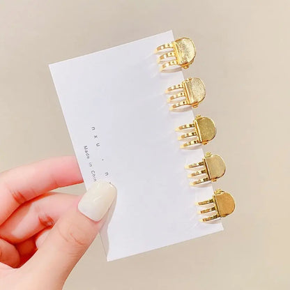 Grey Antique Headwear Hair Accessories Hair Styling Tool Side Bangs Clip Women Hairpins Mini Hair Clamp Korean Style Barrette