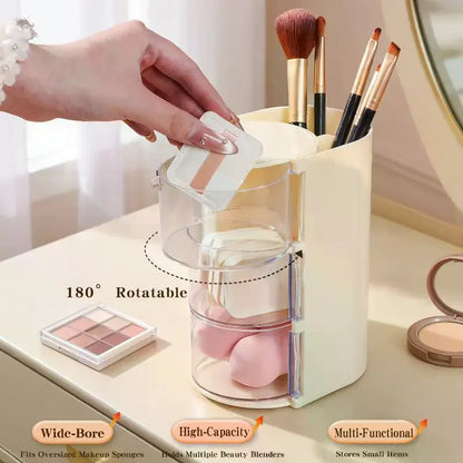 Hair Accessories Organizer Acrylic Storage Box Clear Hair Tie Organizer For Headband Makeup Brush Holder Desk Jewelry Organizer