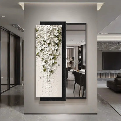 Ornament Aesthetic Mirror Bedroom Flexible Rectangle Creative Mirror Modern Design Espejo Maquillaje Luz House Accessories