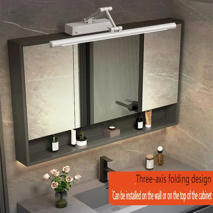 Mirror Front Light LED Bathroom Cabinet Dressing Table Mirror Light Foldable Telescopic Mirror Cabinet  Dedicated  Light