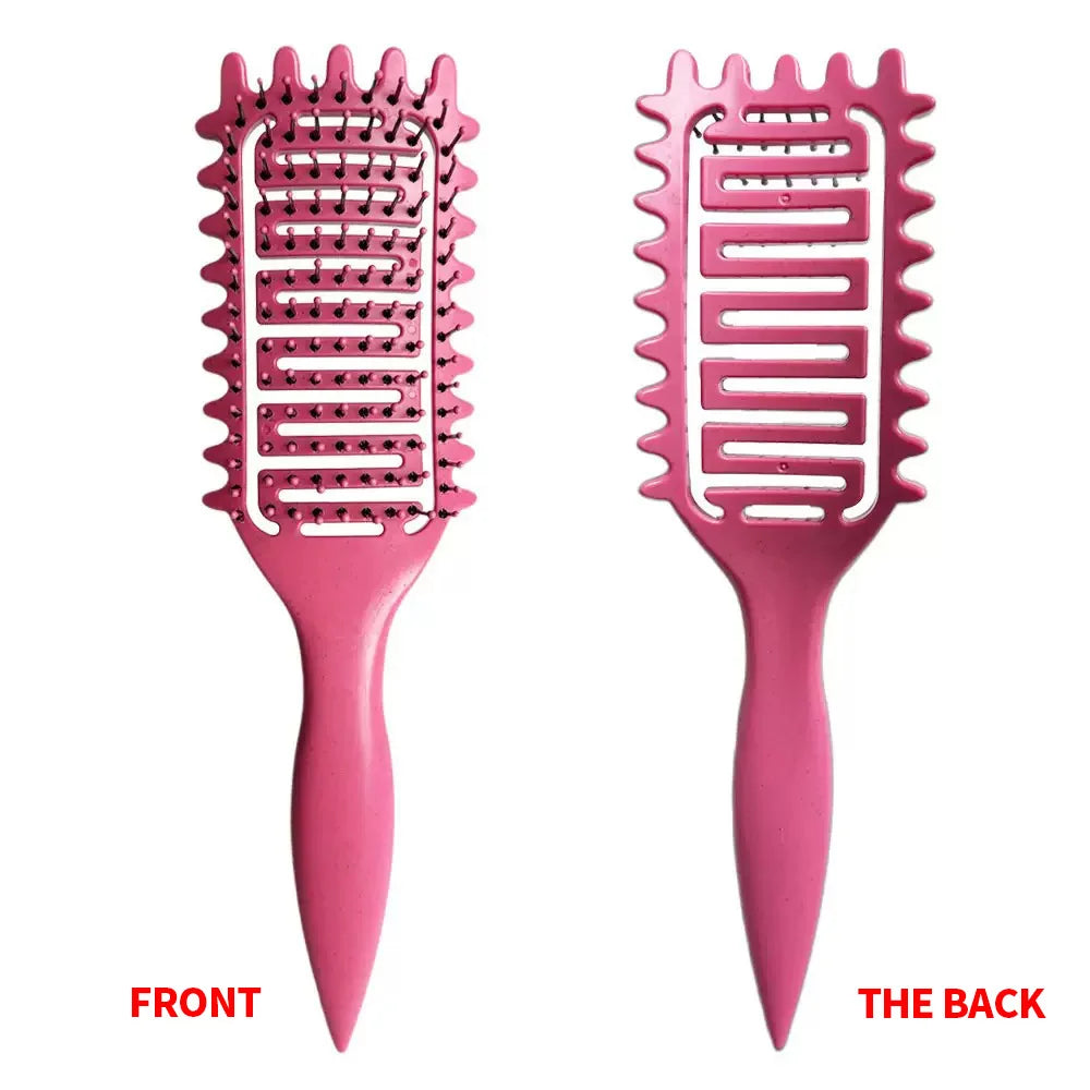 1PC Hair Massage Comb Bristle Nylon Hairbrush Curly Detangle Hair Brush for Salon Hairdressing Tools