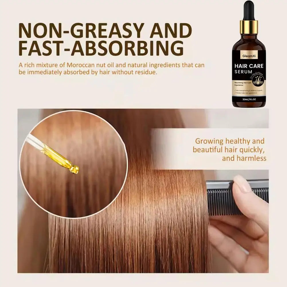 Hair Conditioner For Dry Hair, Enhances Shine Hair Oil Hair Care Serum Repair Damaged Hair Roots Hair Care For Women Men