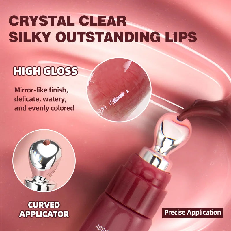 Moisturizing Lip Lotion Essence Volumizing Lip Glaze Women's Moisturizing and Moisturizing Natural Lip Gloss Hydrating Lip Gloss