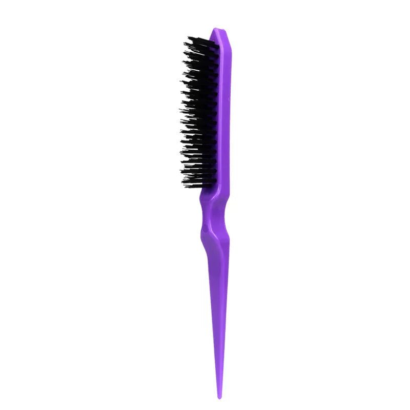 Salon Teasing Back Hair DIY Brushes Boar Bristle Wood Slim Line Comb Hairbrush Extension Hairdressing Professional Styling Tools
