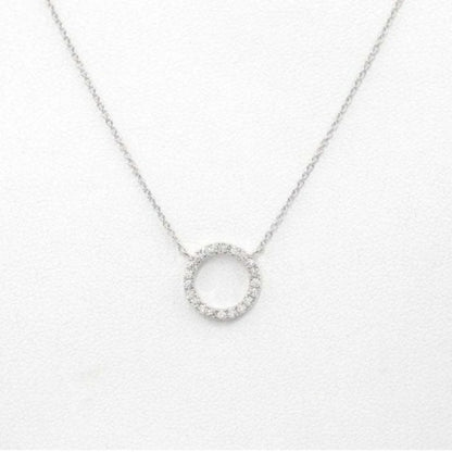 Delysia King  2021 new geometric clavicle chain creative retro simple full  circle necklace