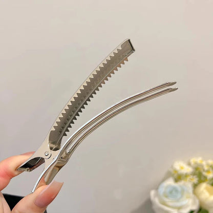 Korean Women Elegant Hair Clips Barrettes for Girls Metal Hair Claws Hairpin Bangs Duckbill Clip Ponytail Fashion Accessories