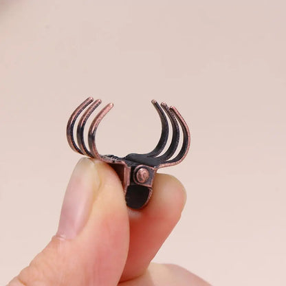 Grey Antique Headwear Hair Accessories Hair Styling Tool Side Bangs Clip Women Hairpins Mini Hair Clamp Korean Style Barrette