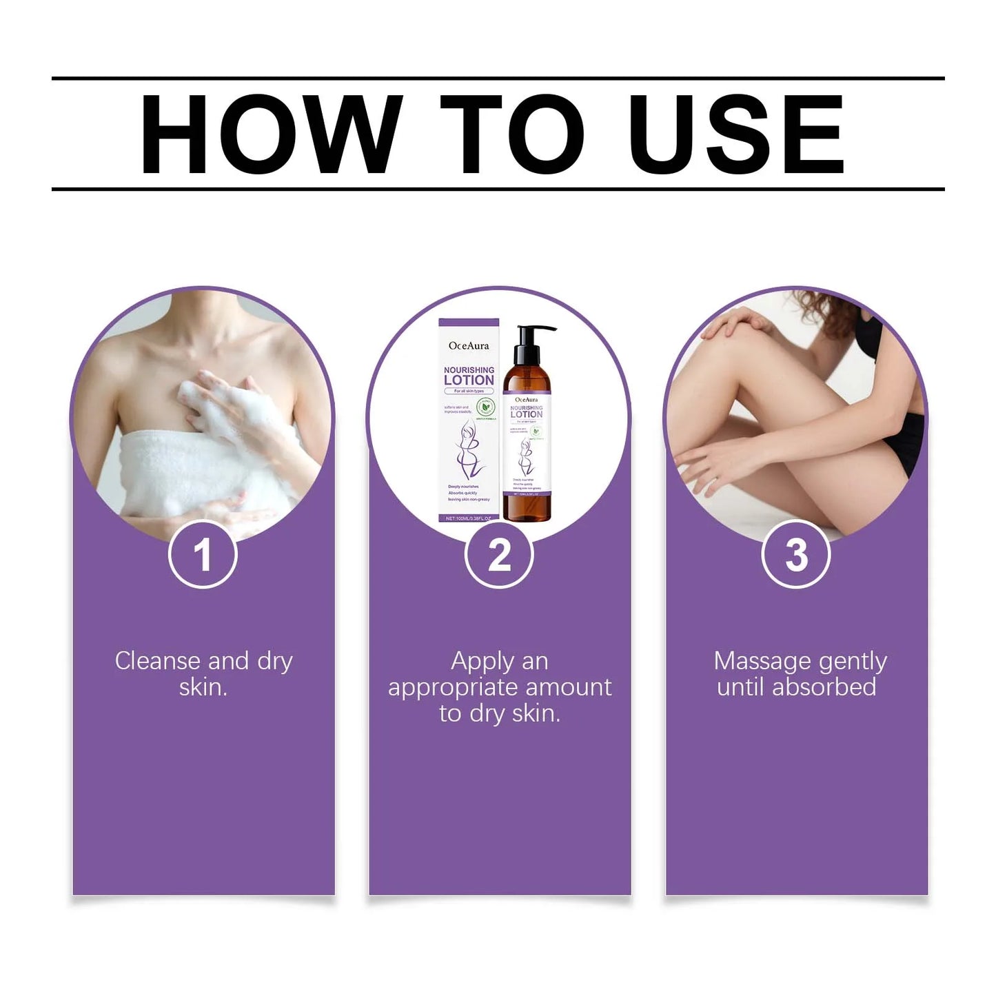 Lavender Body Lotion for Dry Skin Winter Skincare Deep Nourishing Rich Cream with Coconut Oil Christmas Gift New Year Present