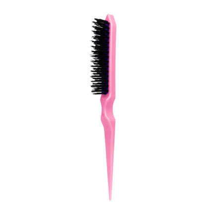 Salon Teasing Back Hair DIY Brushes Boar Bristle Wood Slim Line Comb Hairbrush Extension Hairdressing Professional Styling Tools