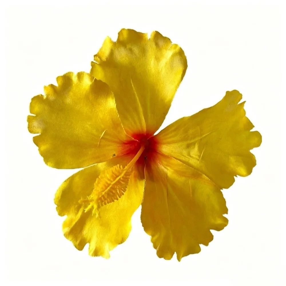 Hair Accessories Artificial Flower Hibiscus Flower Hair Clip Do Not Hurt Hair Bohemia Style Hearwear Bangs Hairpin Summer