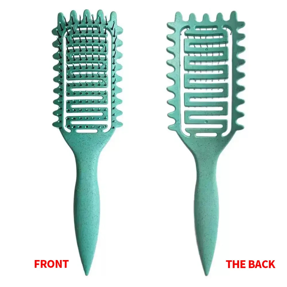 1PC Hair Massage Comb Bristle Nylon Hairbrush Curly Detangle Hair Brush for Salon Hairdressing Tools