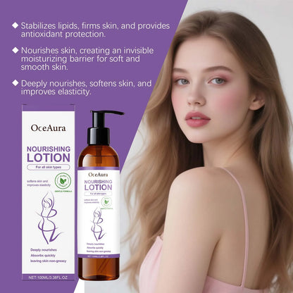 Lavender Body Lotion for Dry Skin Winter Skincare Deep Nourishing Rich Cream with Coconut Oil Christmas Gift New Year Present
