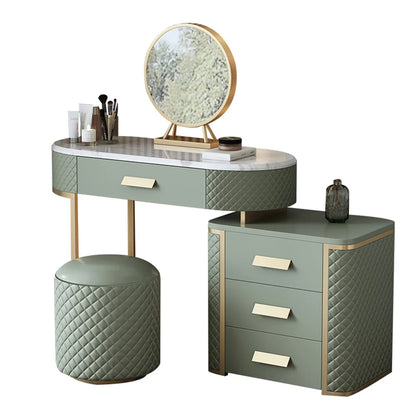 New Luxury Design Bedroom Home With Mirror High-quality Dressing Table Wooden Bedroom Furniture