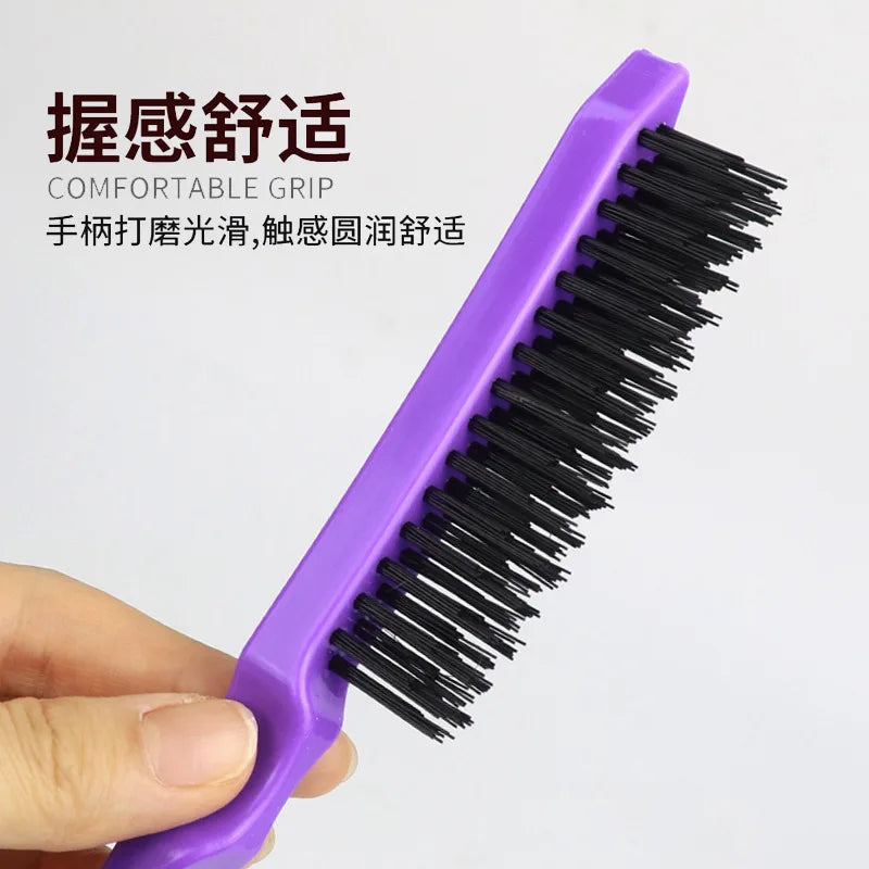 Salon Teasing Back Hair DIY Brushes Boar Bristle Wood Slim Line Comb Hairbrush Extension Hairdressing Professional Styling Tools