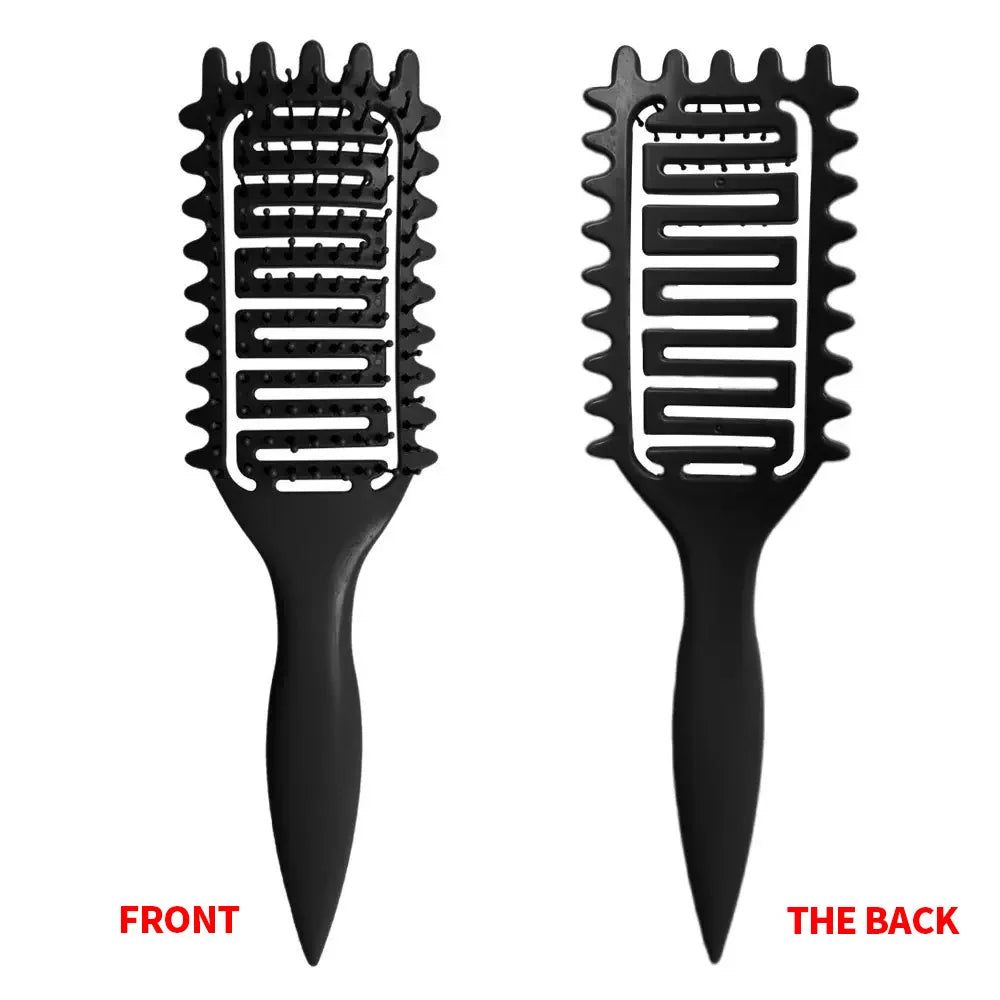 1PC Hair Massage Comb Bristle Nylon Hairbrush Curly Detangle Hair Brush for Salon Hairdressing Tools
