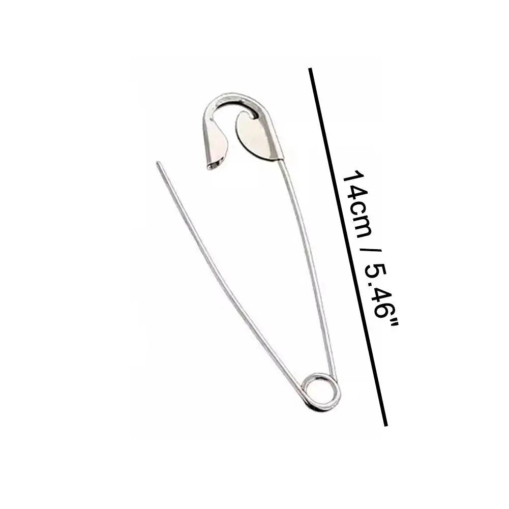 New Large Safety Pin Metal Hair Claws Barrettes For Women Girls Hair Accessories Hairclips Hairpins Headwear Gifts