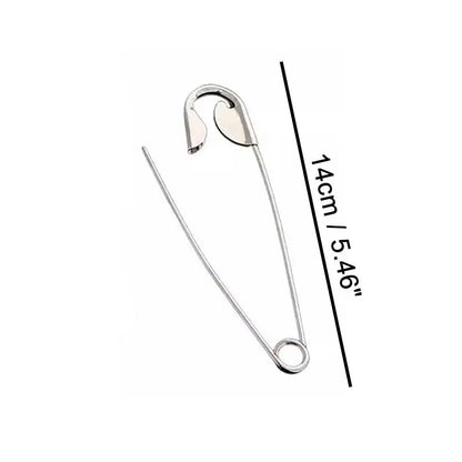New Large Safety Pin Metal Hair Claws Barrettes For Women Girls Hair Accessories Hairclips Hairpins Headwear Gifts