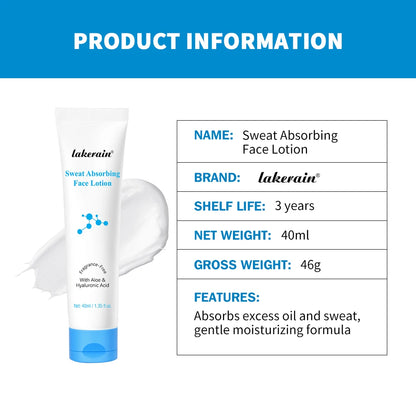 Lakerain Sweat-Absorbing Makeup Lotion Oil-Controlling, Hydrating, Moisturizing, Easily Absorbed Primer