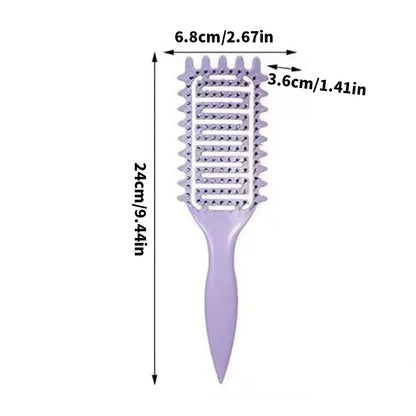 1PC Hair Massage Comb Bristle Nylon Hairbrush Curly Detangle Hair Brush for Salon Hairdressing Tools