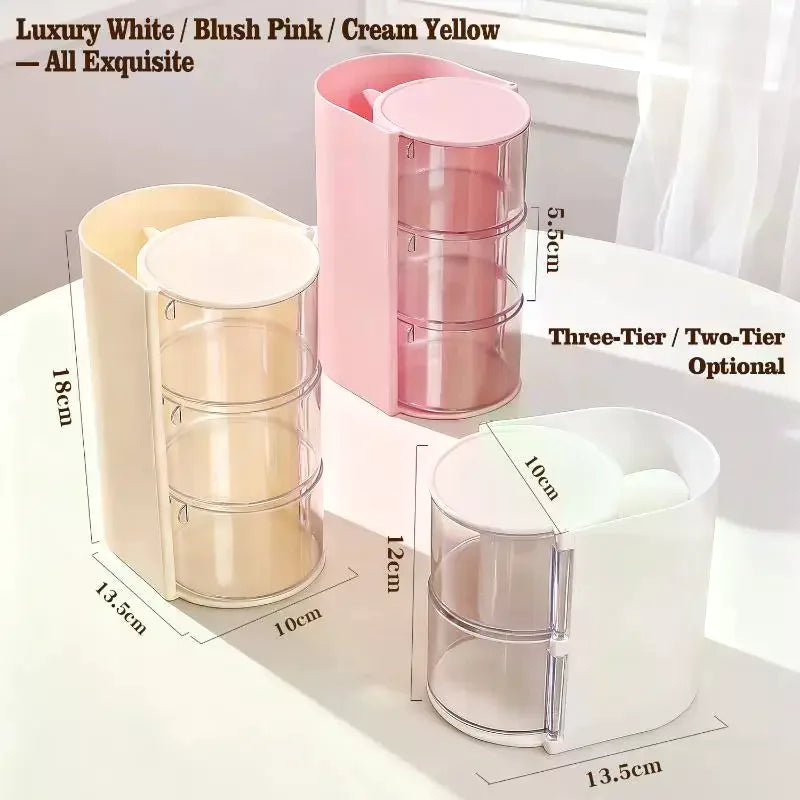 Hair Accessories Organizer Acrylic Storage Box Clear Hair Tie Organizer For Headband Makeup Brush Holder Desk Jewelry Organizer