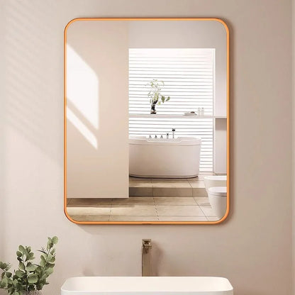 Bathroom Luxury Mirror Modern Designer Aesthetic Cute Chinese Rectangle Mirror Fashion Universal Dekoracyjne Lustra Room Decor