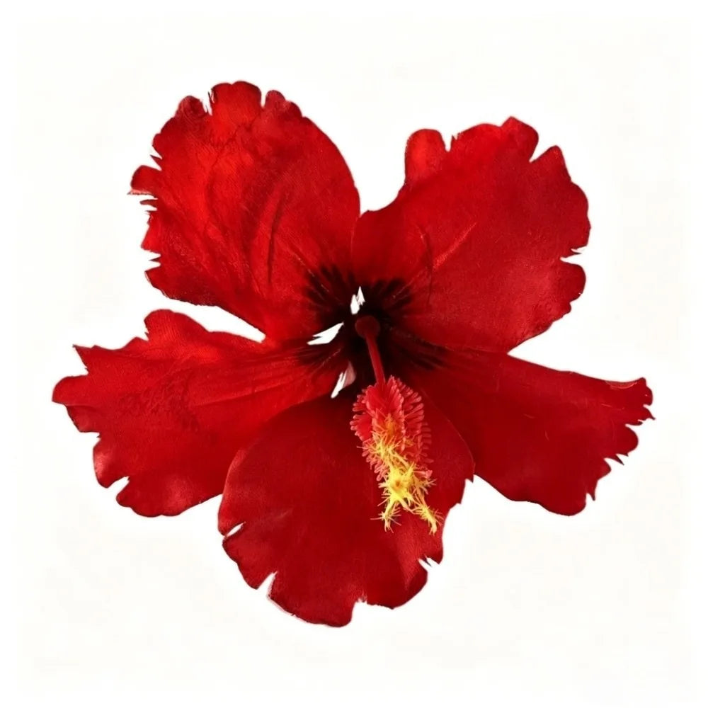 Hair Accessories Artificial Flower Hibiscus Flower Hair Clip Do Not Hurt Hair Bohemia Style Hearwear Bangs Hairpin Summer