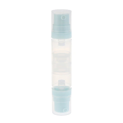 ●5ml+5ml Double Headed Vacuum Press Type Spray/Lotion Bottle Refillable Makeup Cosmetics Cream Gel Moisturizers Liquid Container