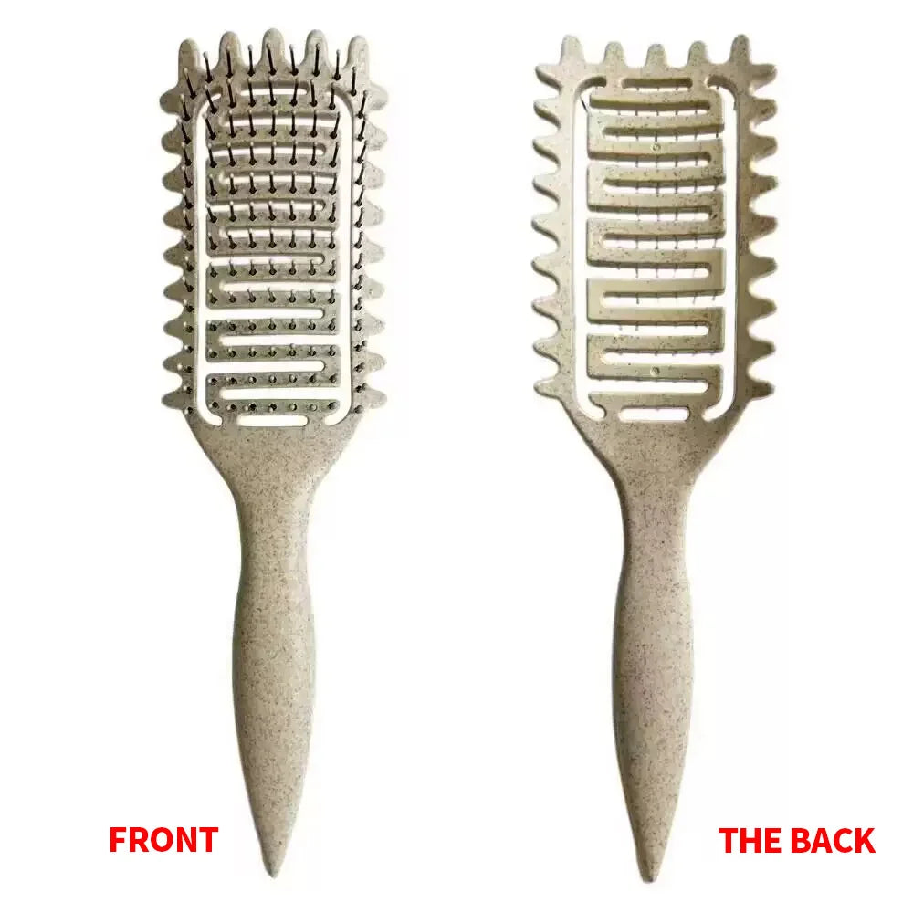 1PC Hair Massage Comb Bristle Nylon Hairbrush Curly Detangle Hair Brush for Salon Hairdressing Tools