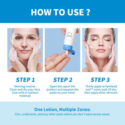 Lakerain Sweat-Absorbing Makeup Lotion Oil-Controlling, Hydrating, Moisturizing, Easily Absorbed Primer