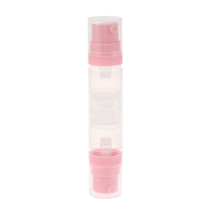 ●5ml+5ml Double Headed Vacuum Press Type Spray/Lotion Bottle Refillable Makeup Cosmetics Cream Gel Moisturizers Liquid Container