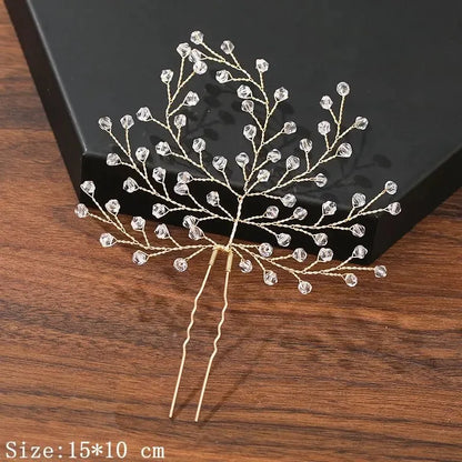 Hair Pins Hair Accessories For Women Wedding Accessories Hair Clips Jewelry Rhinestone Pearl Flower Hair Clip Pins Headpiece